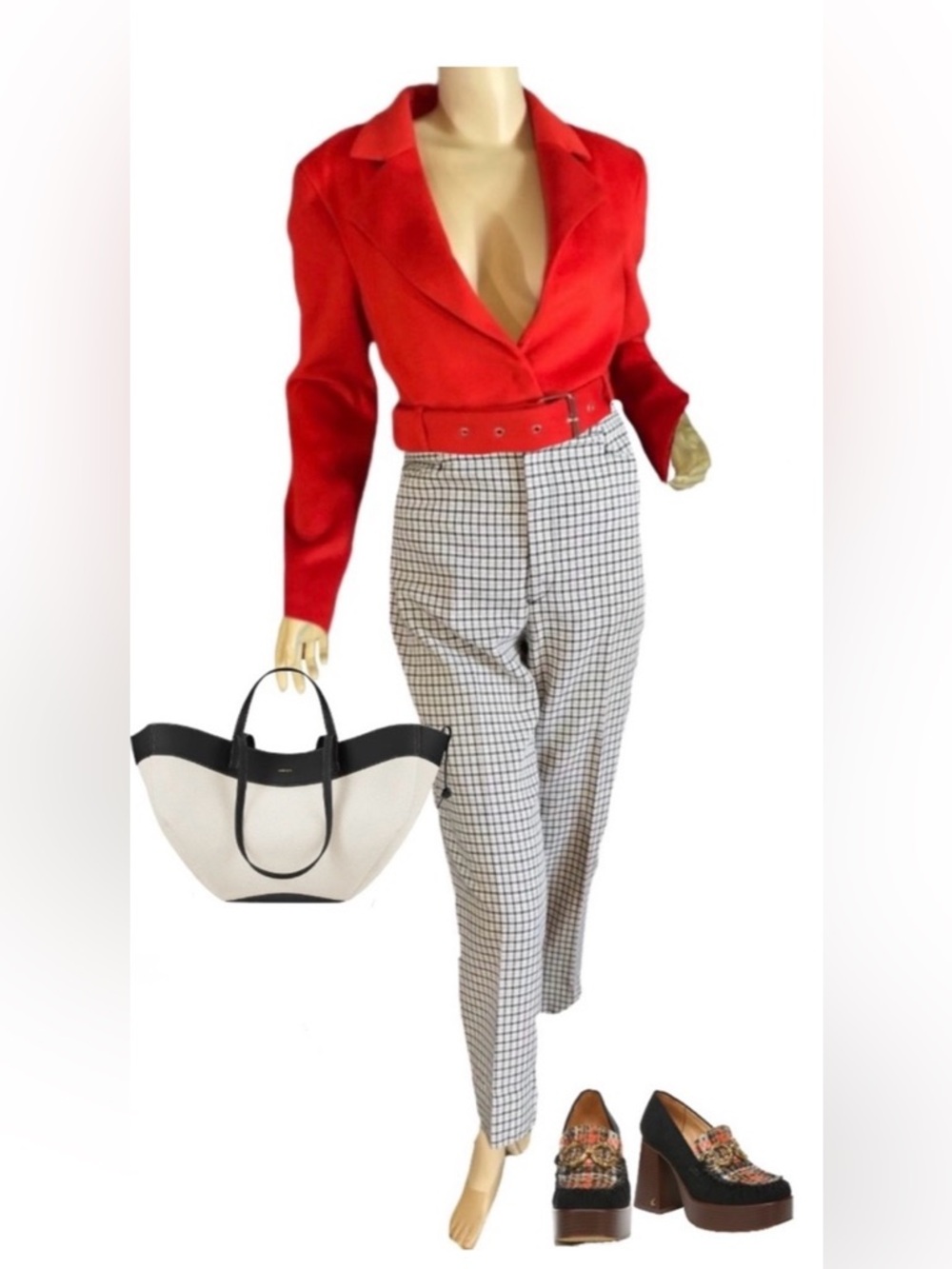 MAJORELLE "JUDY" ORANGE CROPPED JACKET NWT (M)
